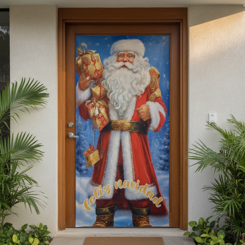 Fundas navideñas para puertas