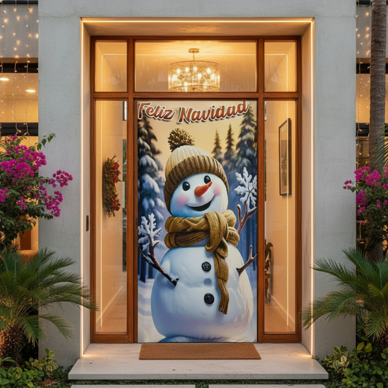 Fundas navideñas para puertas