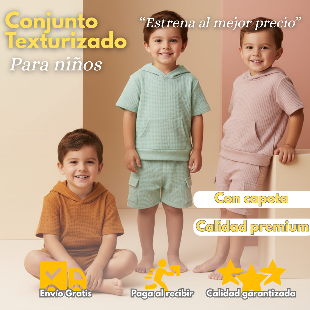 Conjunto Premium para Niño Edición Galleta