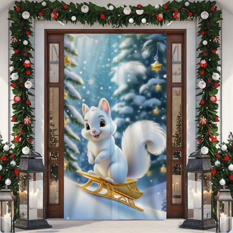 Fundas navideñas para puertas