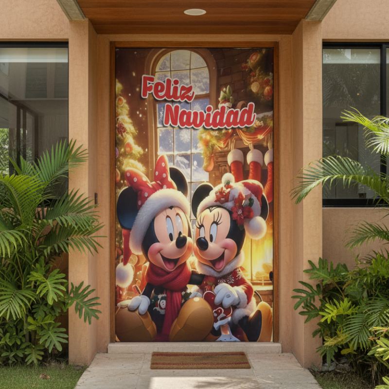 Fundas navideñas para puertas