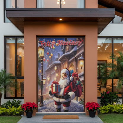 Fundas navideñas para puertas