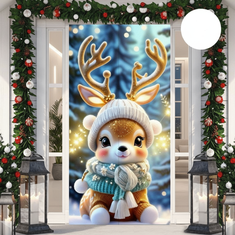 Fundas navideñas para puertas