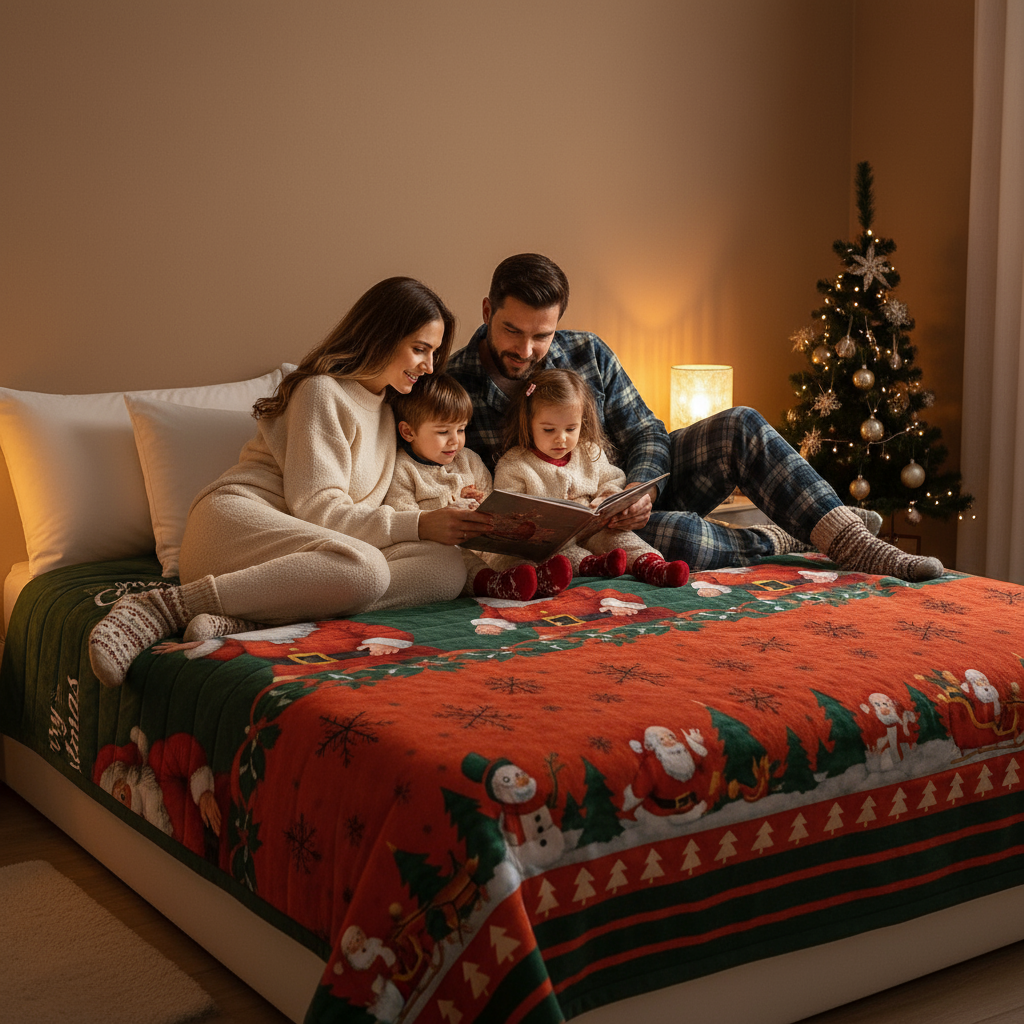 COBIJA PREMIUM ESPÍRITU NAVIDEÑO