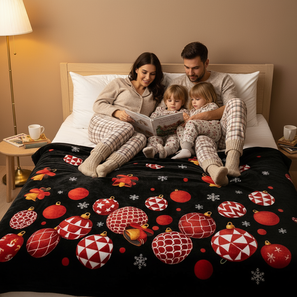 COBIJA PREMIUM ESPÍRITU NAVIDEÑO