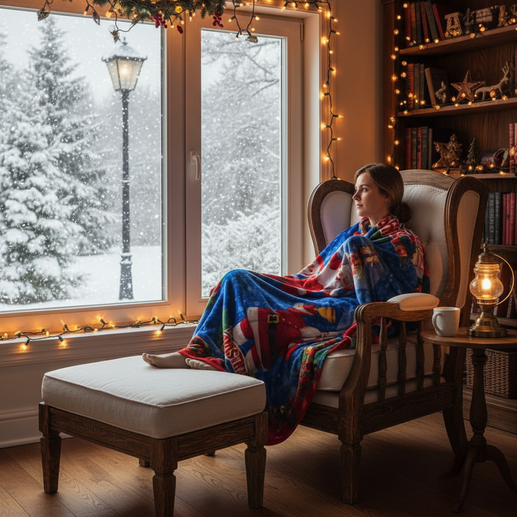 COBIJA PREMIUM ESPÍRITU NAVIDEÑO