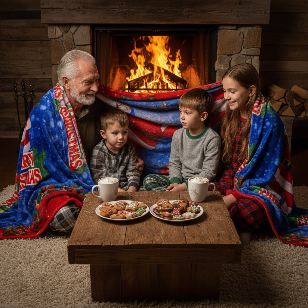 COBIJA PREMIUM ESPÍRITU NAVIDEÑO