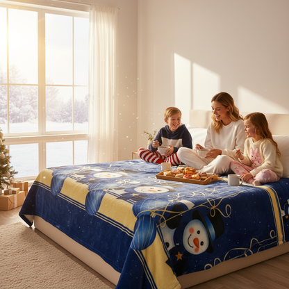 COBIJA PREMIUM ESPÍRITU NAVIDEÑO